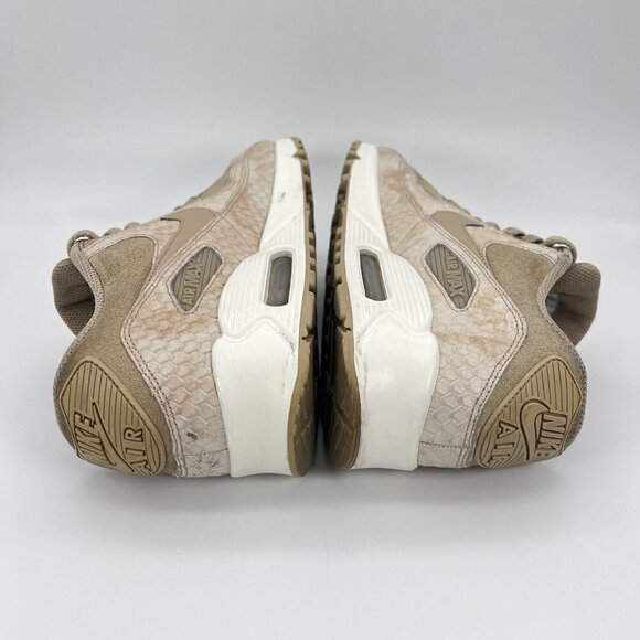 Nike Air Max 90 Linen Sail Snake" 896497-200 Women Size 8.5 Running Old Fashion - Picture 6 of 12